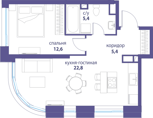 Символ, Вдохновение Москва — планировка 1