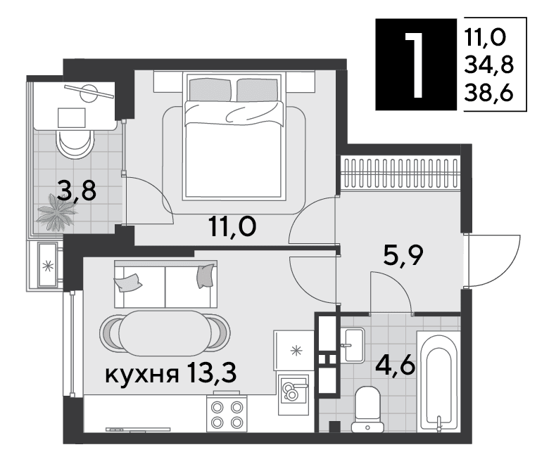 Парк Победы Краснодар — планировка 1