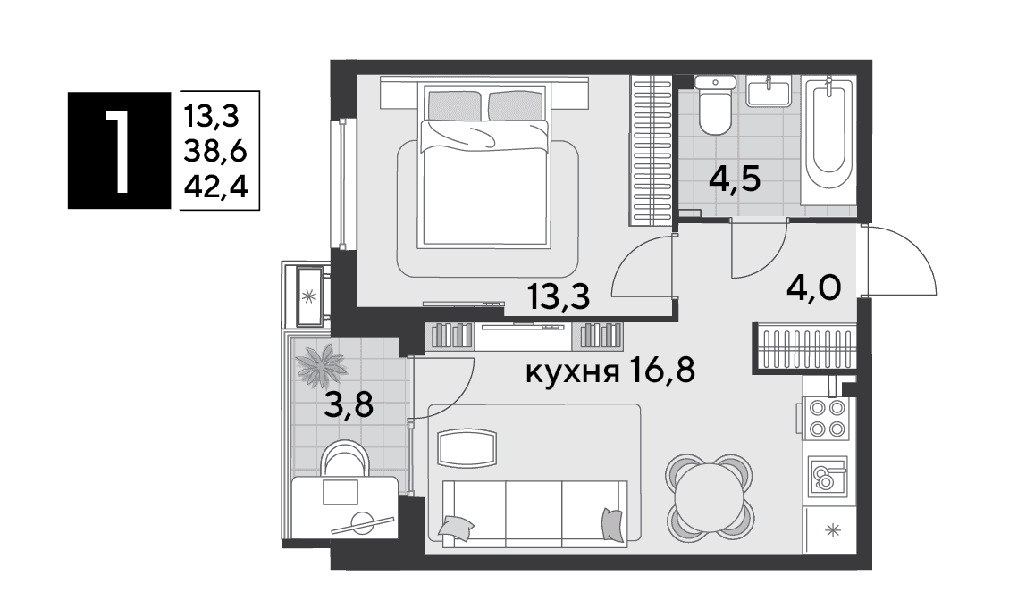 Парк Победы Краснодар — планировка 1