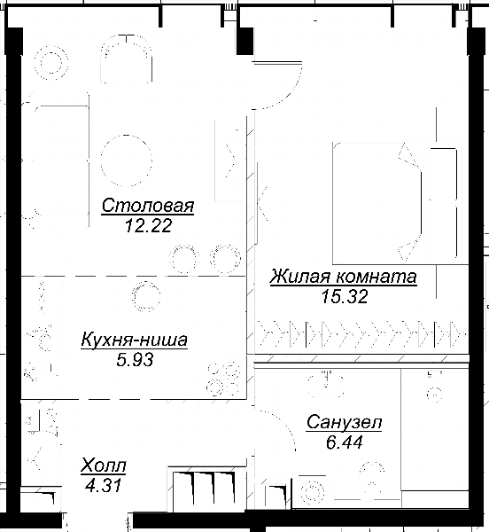 MOD Москва — планировка 1