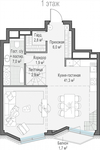 Тишинский Бульвар Москва — планировка 2