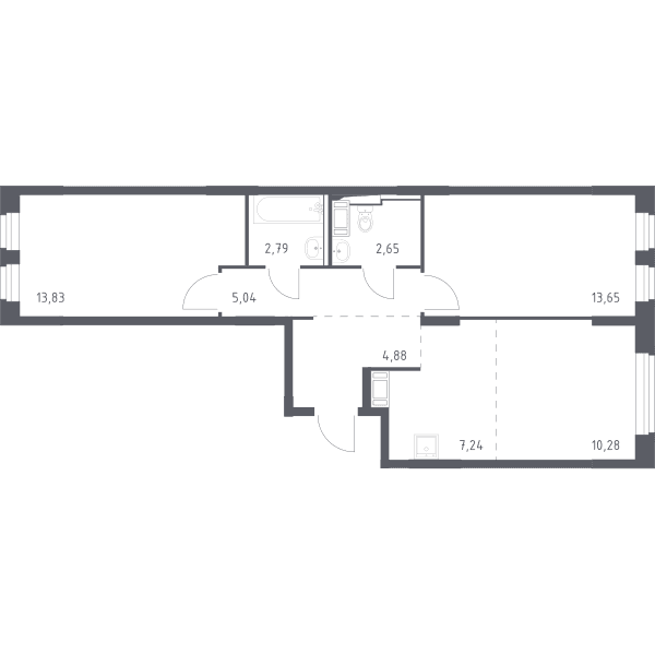 Рублевский Квартал Москва — планировка 2
