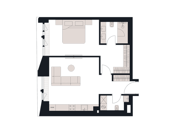 Victory Park Residence Москва — планировка 2