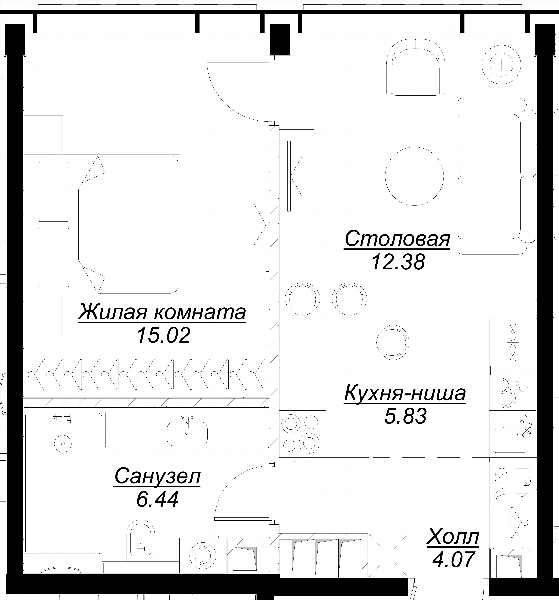 MOD Москва — планировка 1