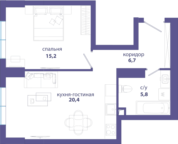 Событие, Событие 4 Москва — планировка 1