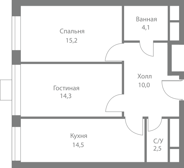 Stellar City Москва — планировка 2