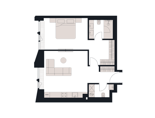 Victory Park Residence Москва — планировка 2
