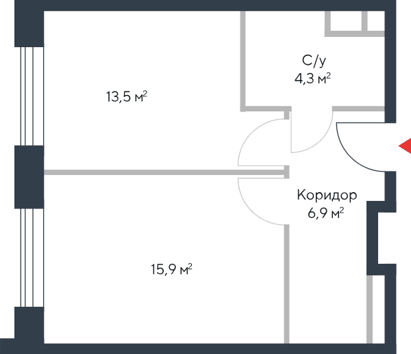 Riverpark Москва — планировка 1
