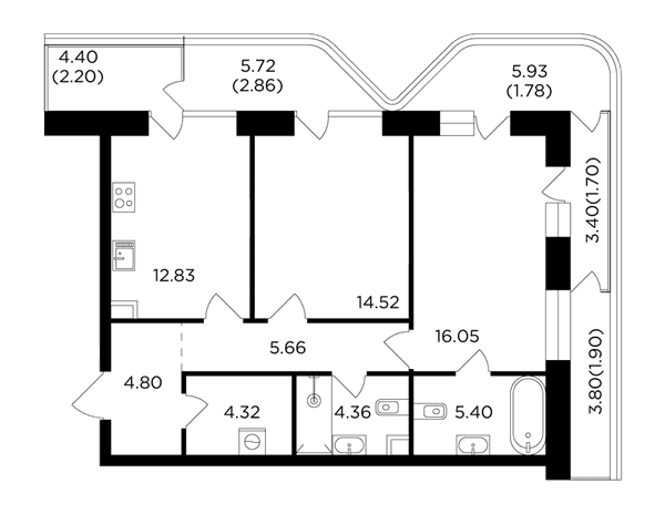 FORIVER Москва — планировка 2