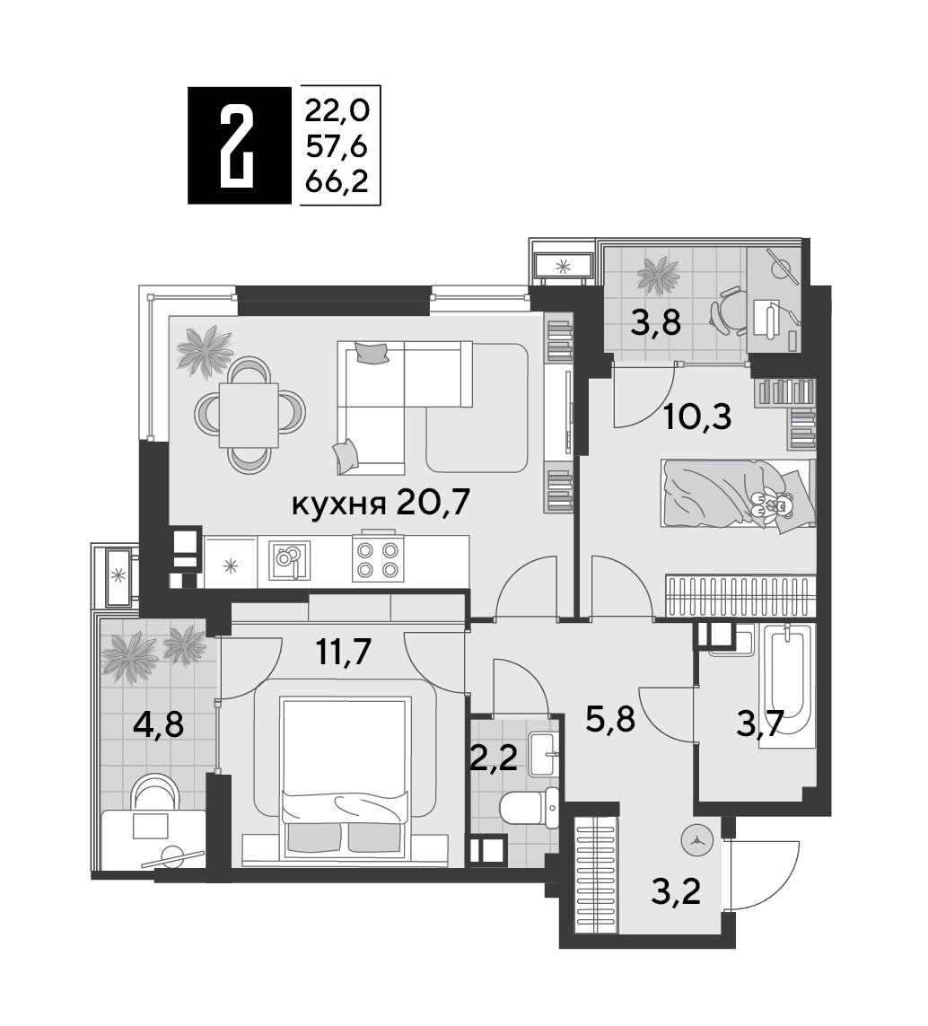 Парк Победы Краснодар — планировка 2