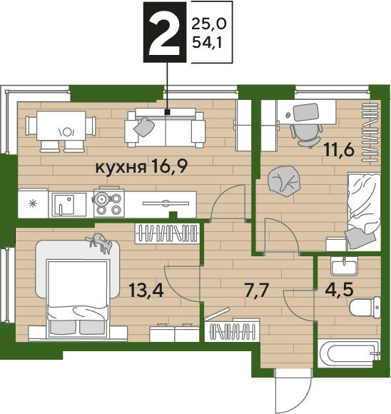 DOGMA PARK Краснодар — планировка 2