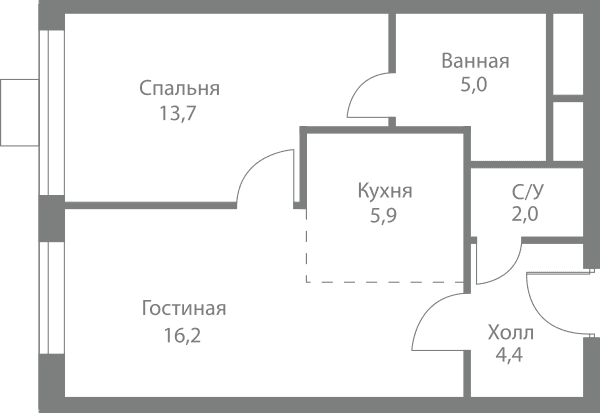 Stellar City Москва — планировка 2