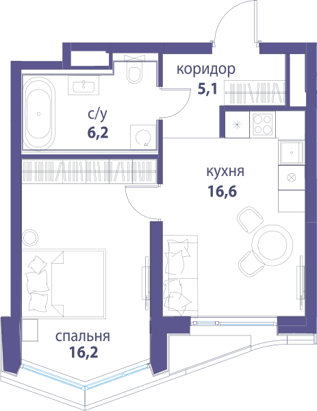 Символ, Вдохновение Москва — планировка 1