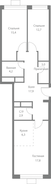 Stellar City Москва — планировка 3