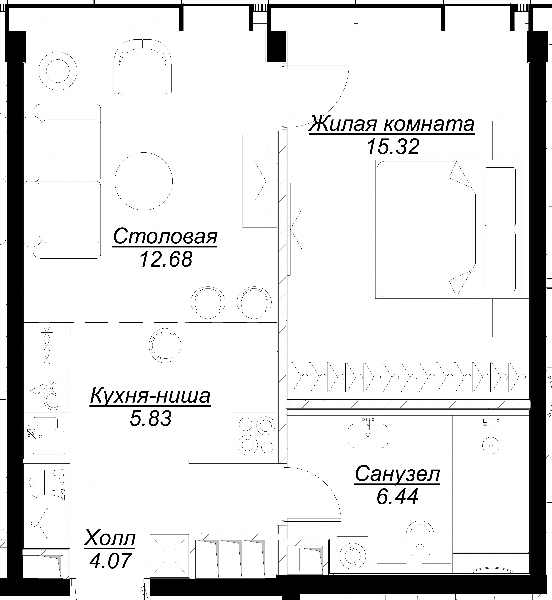 MOD Москва — планировка 1