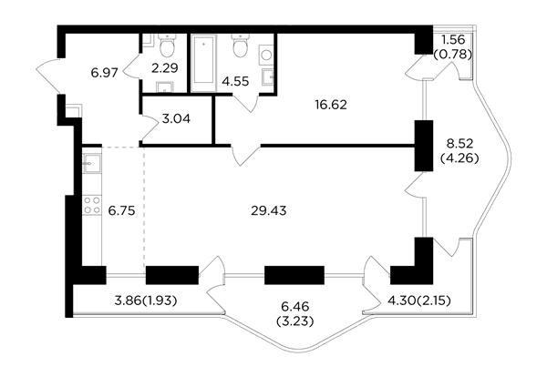 FORIVER Москва — планировка 2