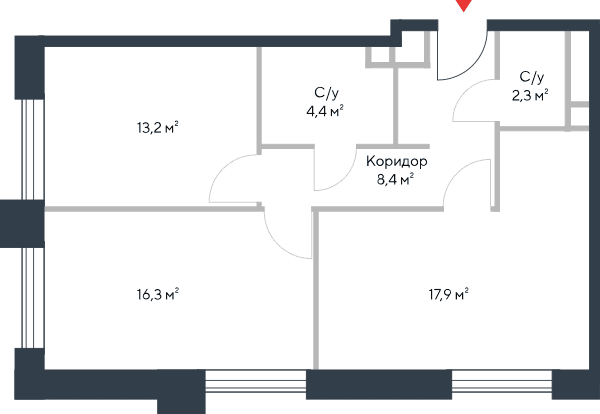 Riverpark Москва — планировка 3