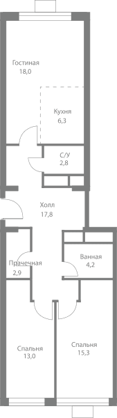 Stellar City Москва — планировка 3