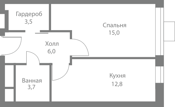 Stellar City Москва — планировка 1