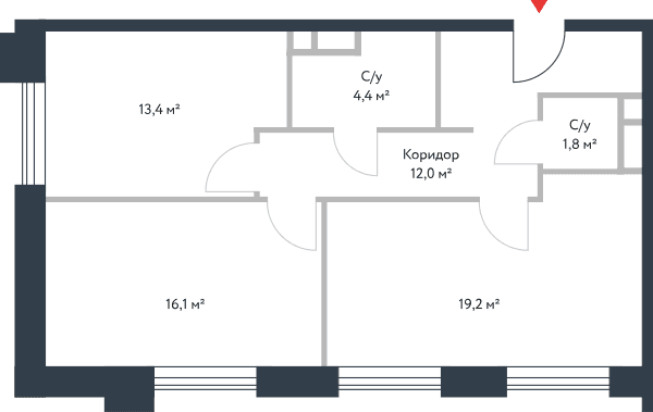 Riverpark Москва — планировка 3