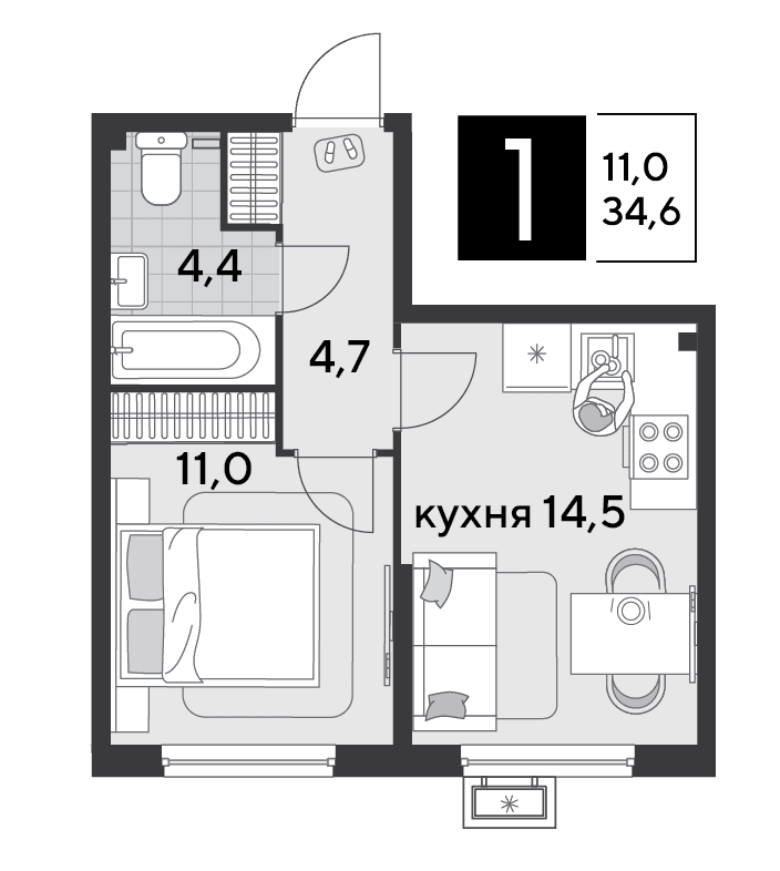 Парк Победы Краснодар — планировка 1