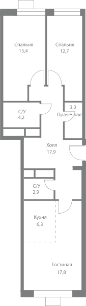Stellar City Москва — планировка 3