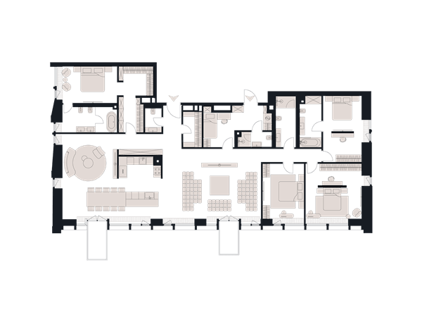 Victory Park Residence Москва — планировка 5