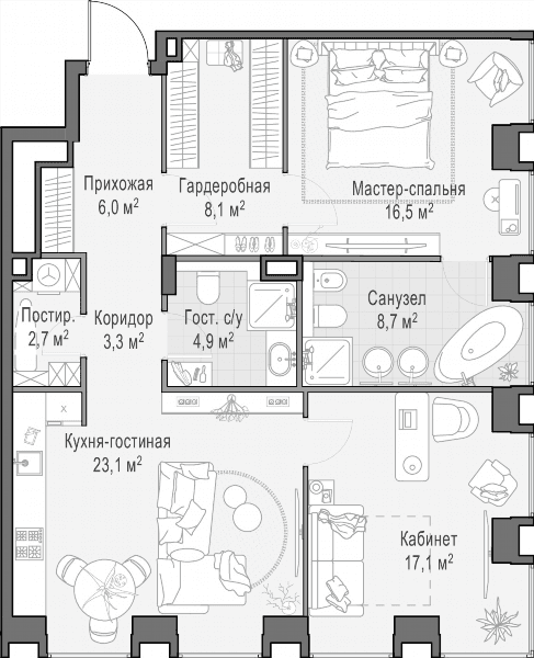 Life Time Москва — планировка 2