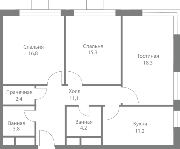 Stellar City Москва — планировка 3