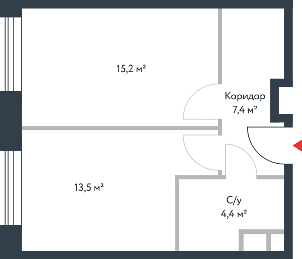Riverpark Москва — планировка 1