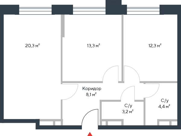 Riverpark Москва — планировка 3