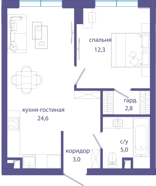 Событие, Событие 4 Москва — планировка 1