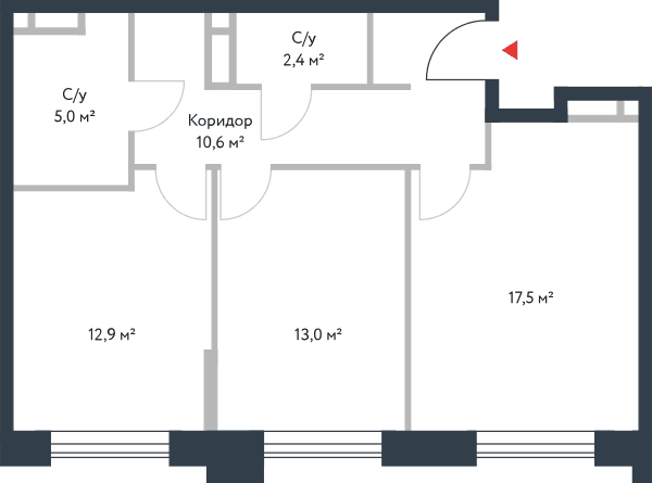 Riverpark Москва — планировка 3