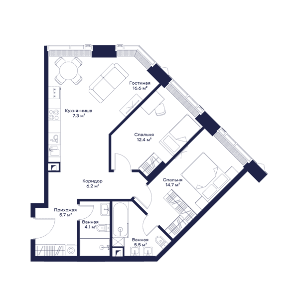 JOIS Москва — планировка 2