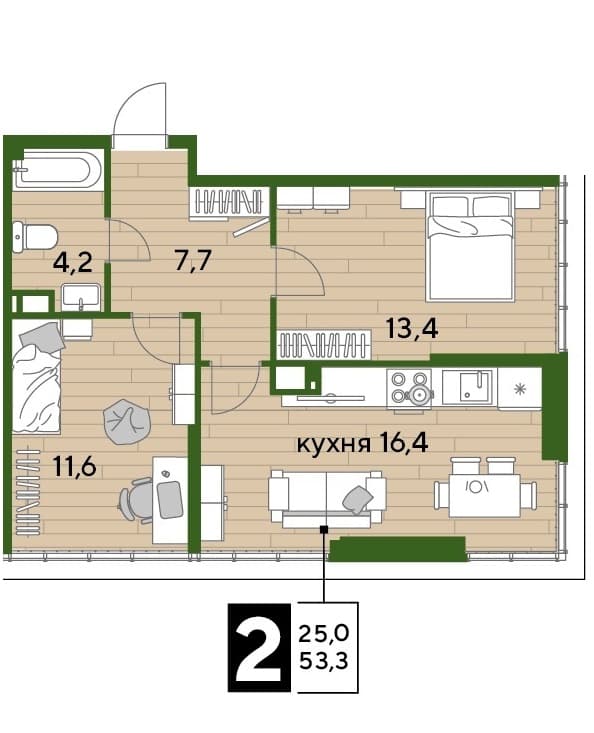 DOGMA PARK Краснодар — планировка 2
