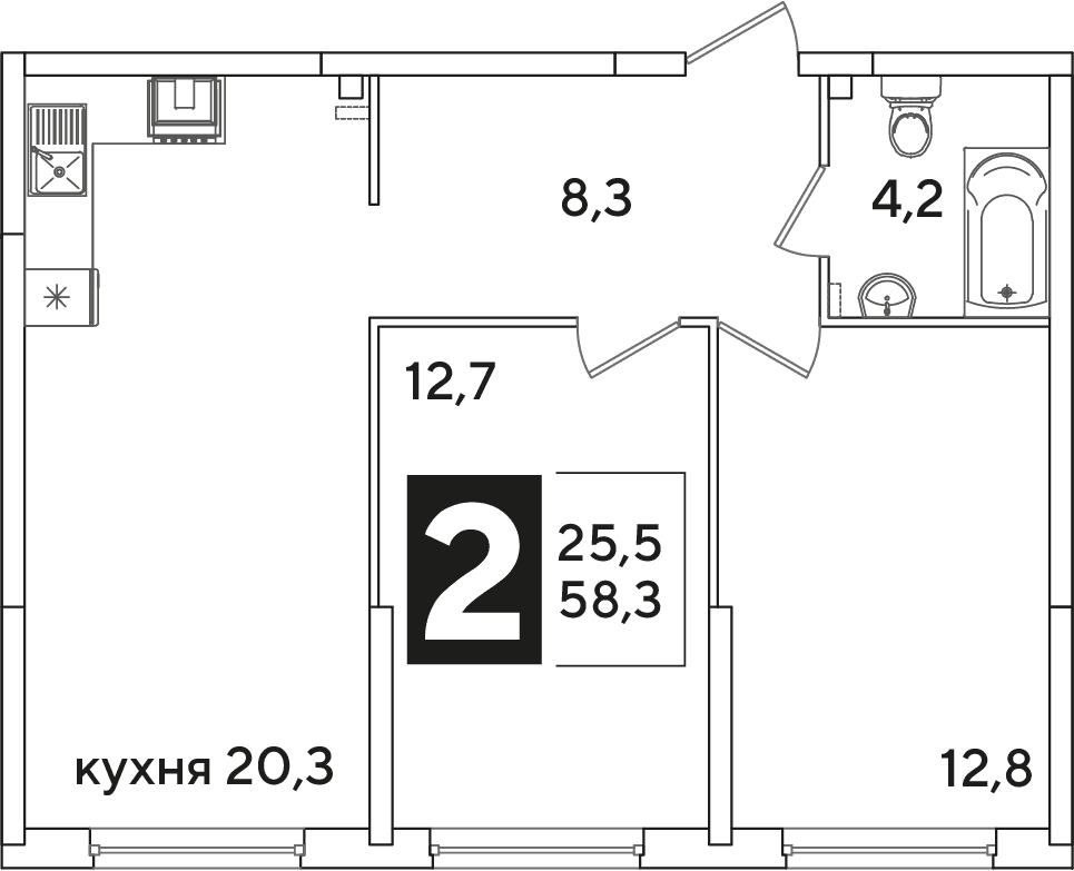 Самолёт Краснодар — планировка 2