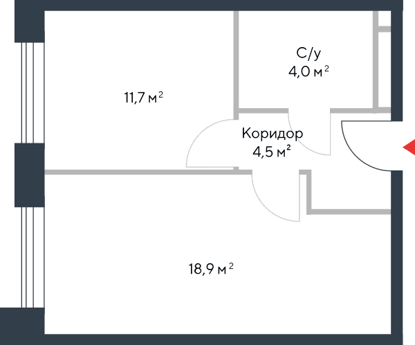 Riverpark Москва — планировка 1