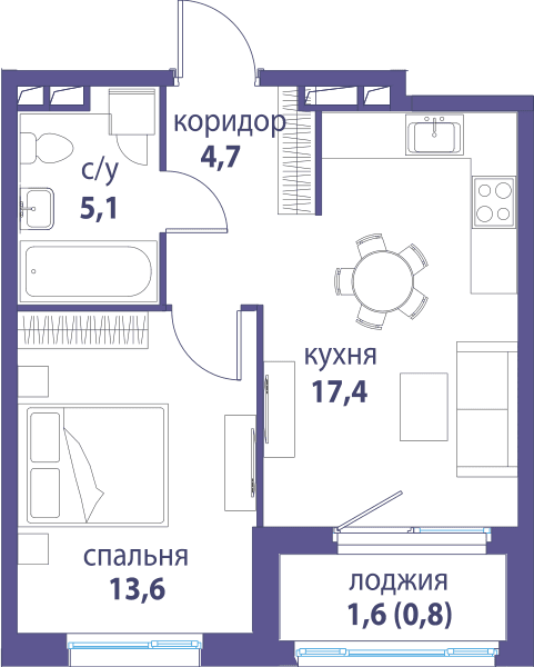 Символ, Вдохновение Москва — планировка 1