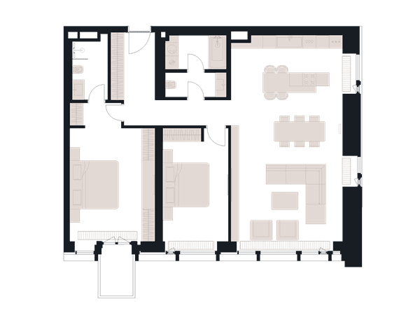 Victory Park Residence Москва — планировка 3