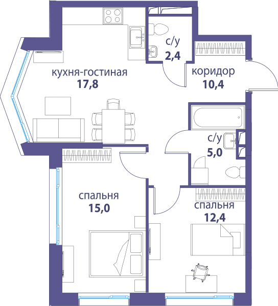 Символ, Вдохновение Москва — планировка 2