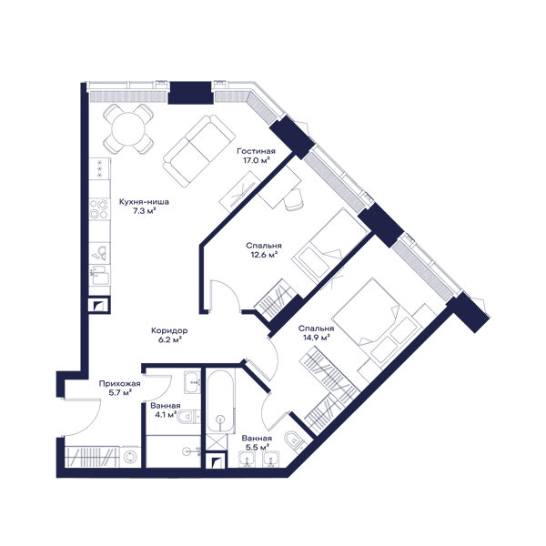JOIS Москва — планировка 2