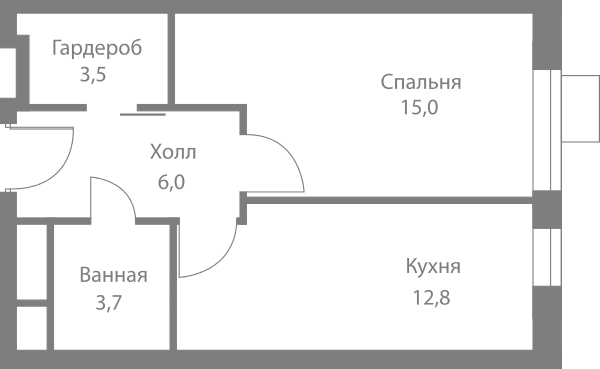 Stellar City Москва — планировка 1
