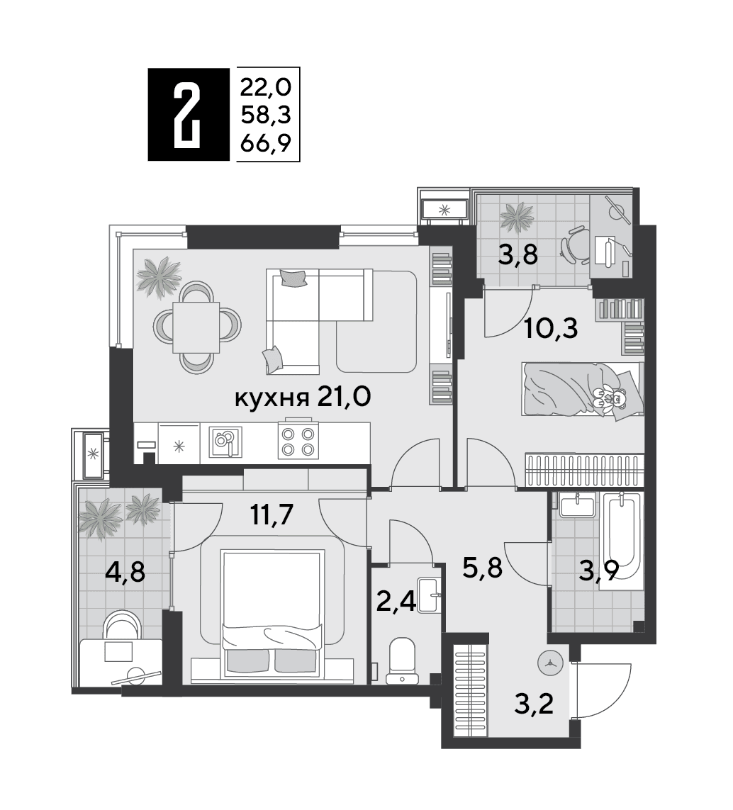 Парк Победы Краснодар — планировка 2