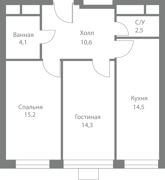 Stellar City Москва — планировка 2