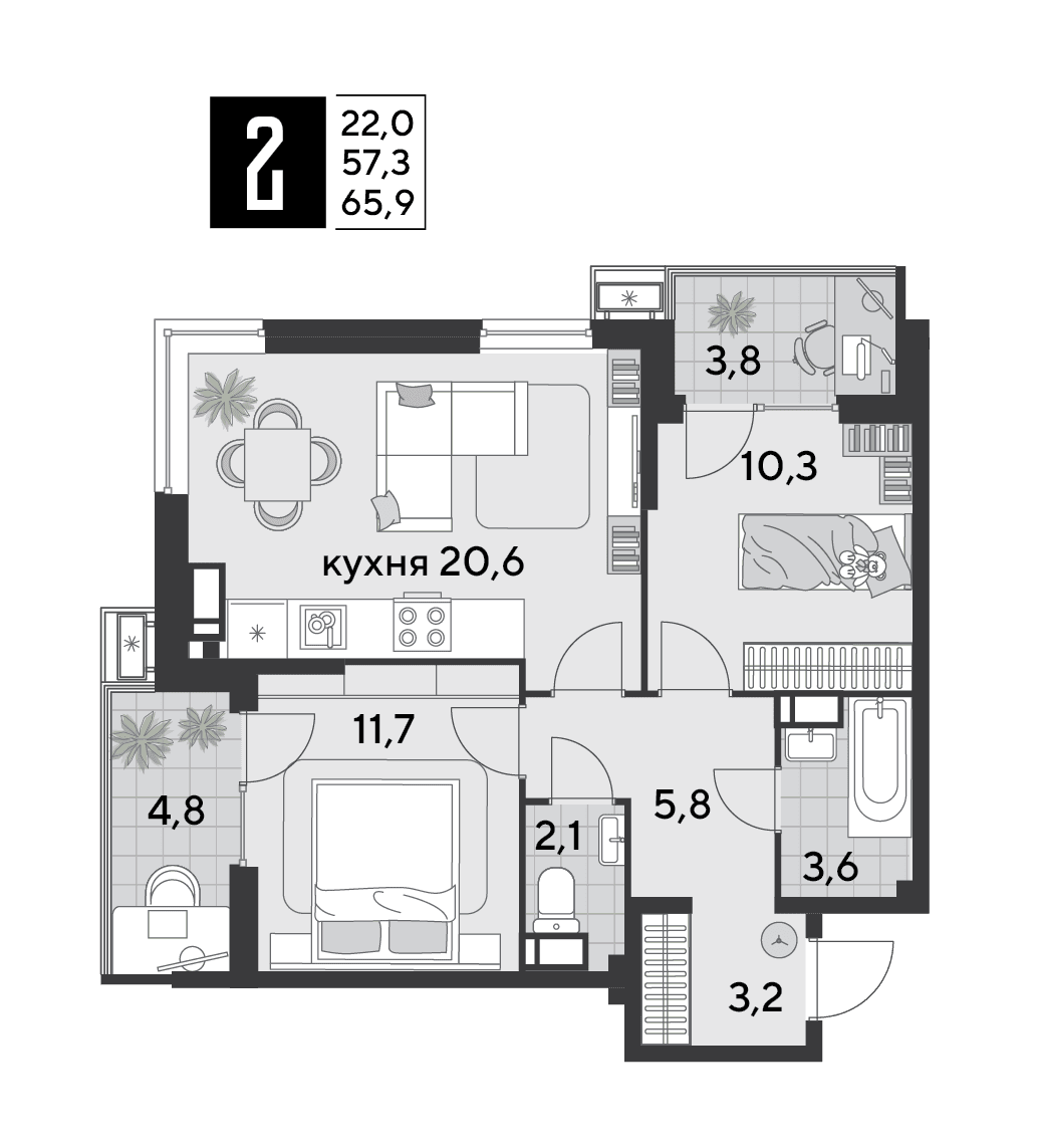 Парк Победы Краснодар — планировка 2