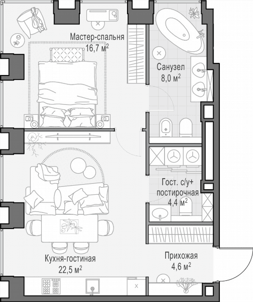 Life Time Москва — планировка 1
