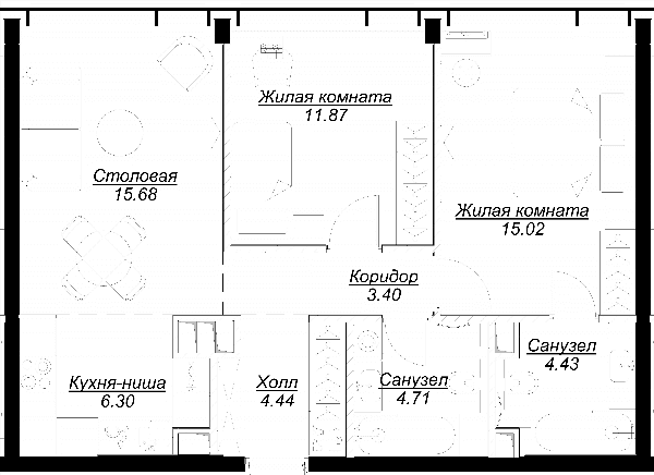 MOD Москва — планировка 2