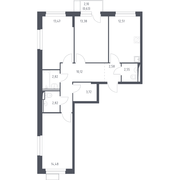 Квартал Ивакино Москва — планировка 3