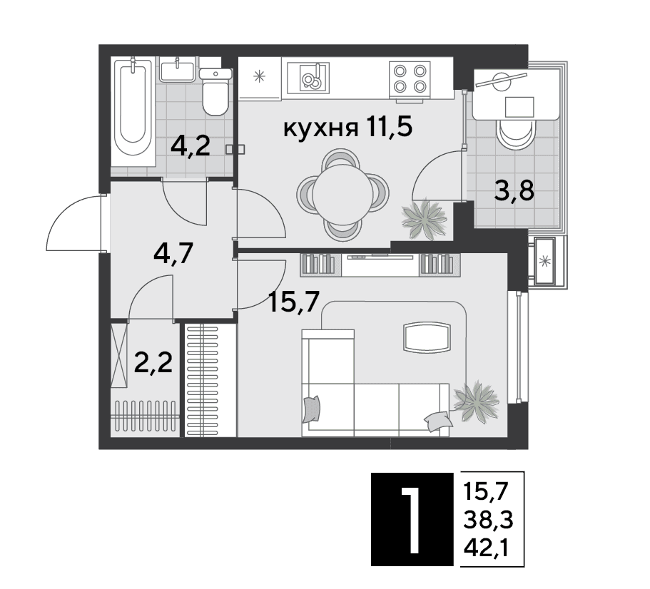 Парк Победы Краснодар — планировка 1