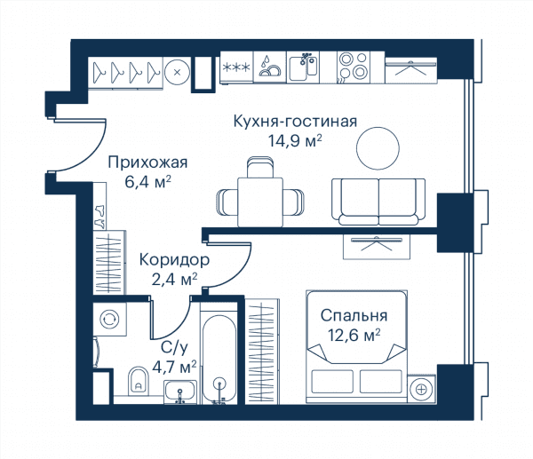 City Bay Москва — планировка 2